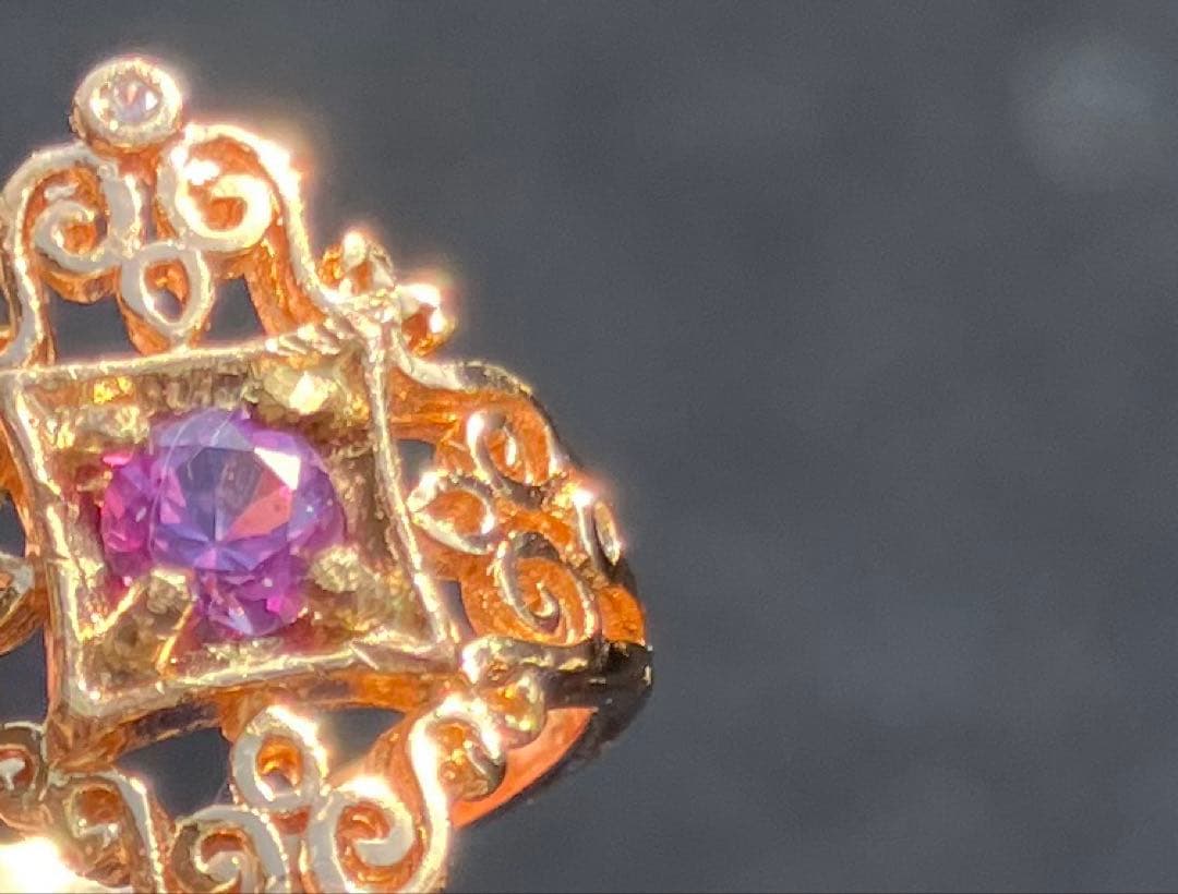 天然石　アレキサンドライト　指輪　19号