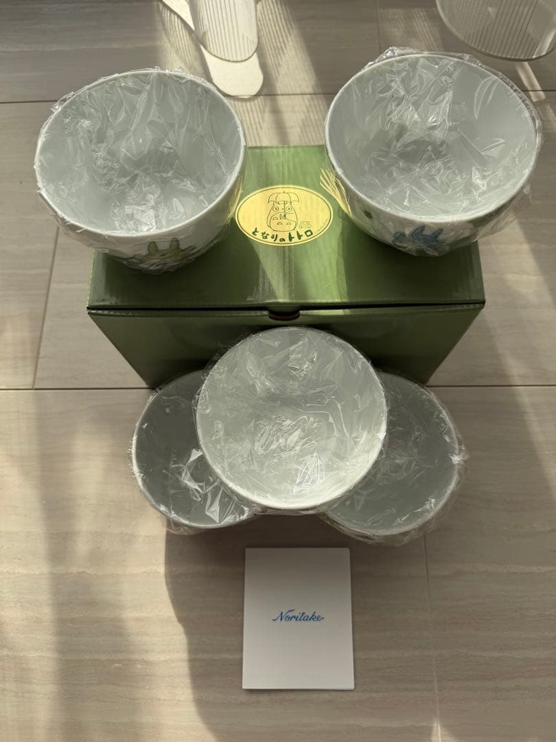 [新品未使用]ノリタケ トトロ ボウル お茶碗 5枚セット Noritake