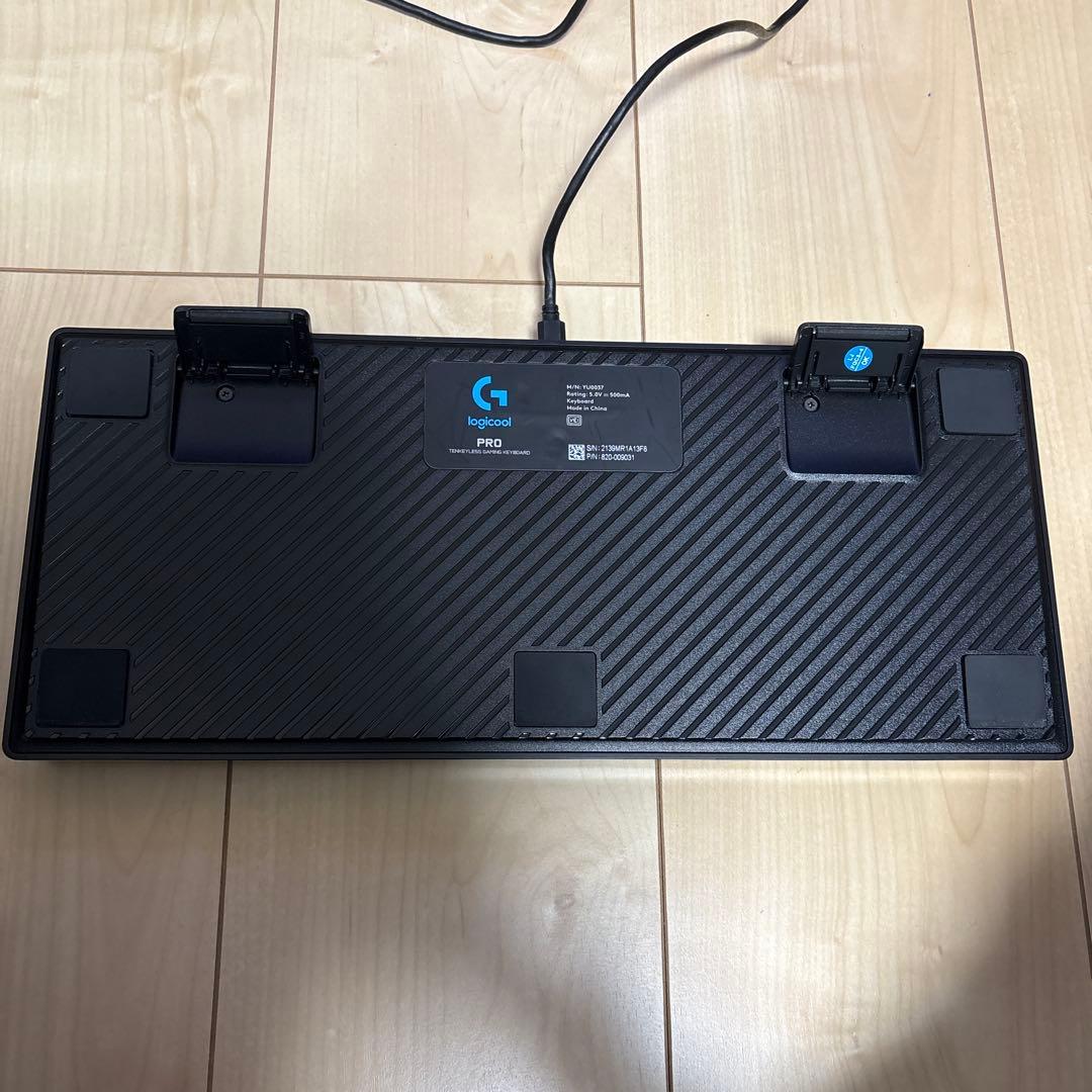 Logitech G PRO メカニカルキーボード青軸［コード代用］