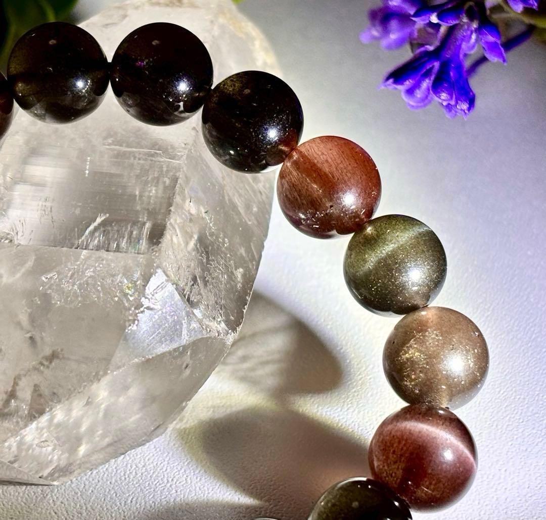 究極品質　光り輝く幸運の羅針盤　幻のパーティーカラースキャポライトキャッツアイ