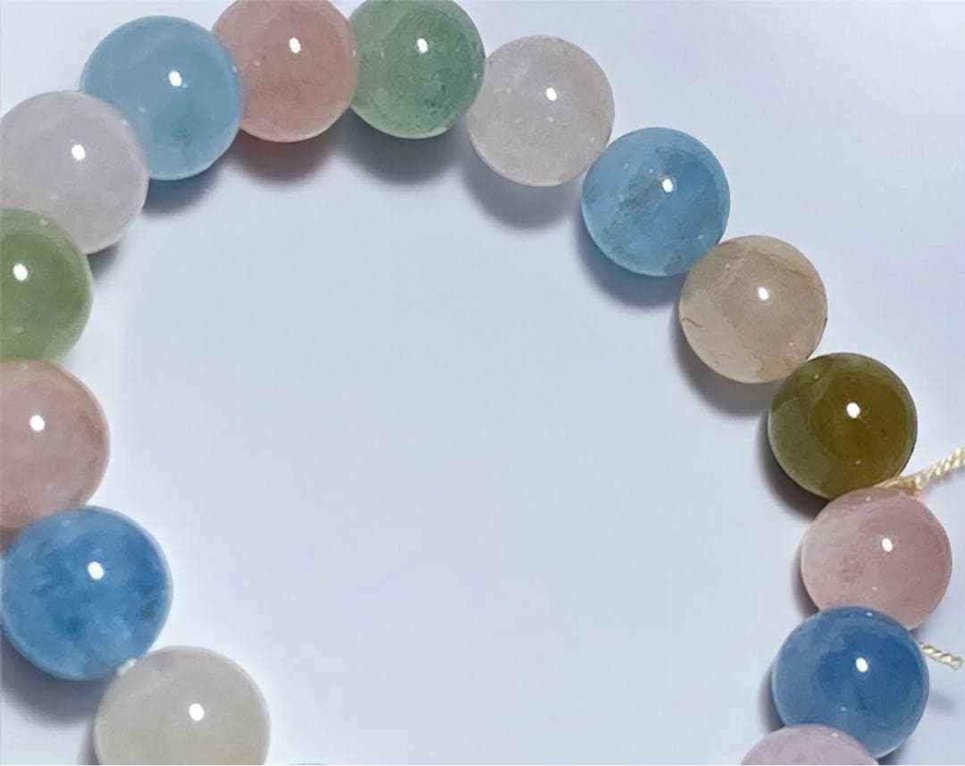 幸福の石 ミックスベリル ブレスレット パワーストーン 天然石