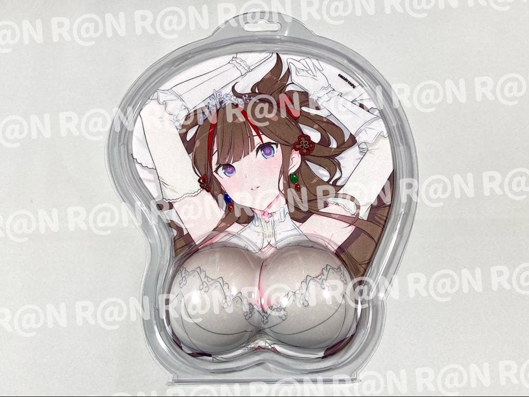 閃乱カグラ 描き下ろしおっぱいマウスパッド 鴇 ウェディング ver.