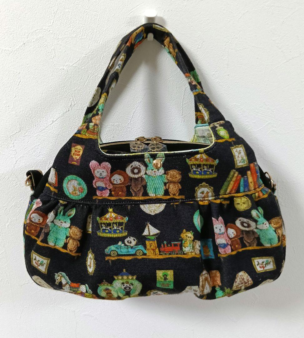 あおりころりんボストンバッグ 2点 パンダ図鑑 ホビールーム