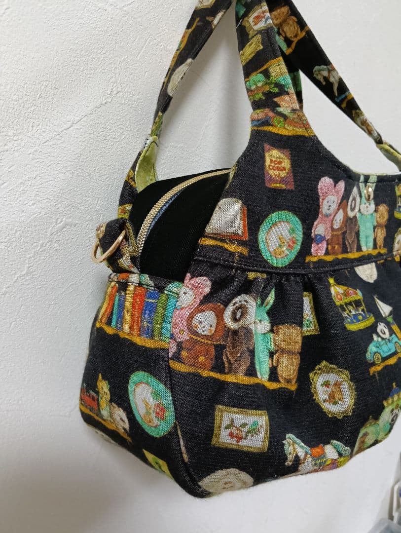 あおりころりんボストンバッグ 2点 パンダ図鑑 ホビールーム