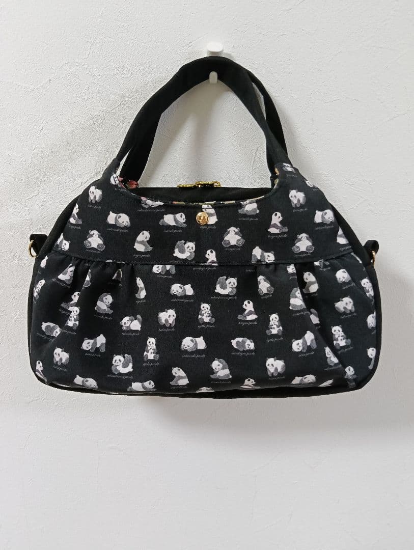 あおりころりんボストンバッグ 2点 パンダ図鑑 ホビールーム