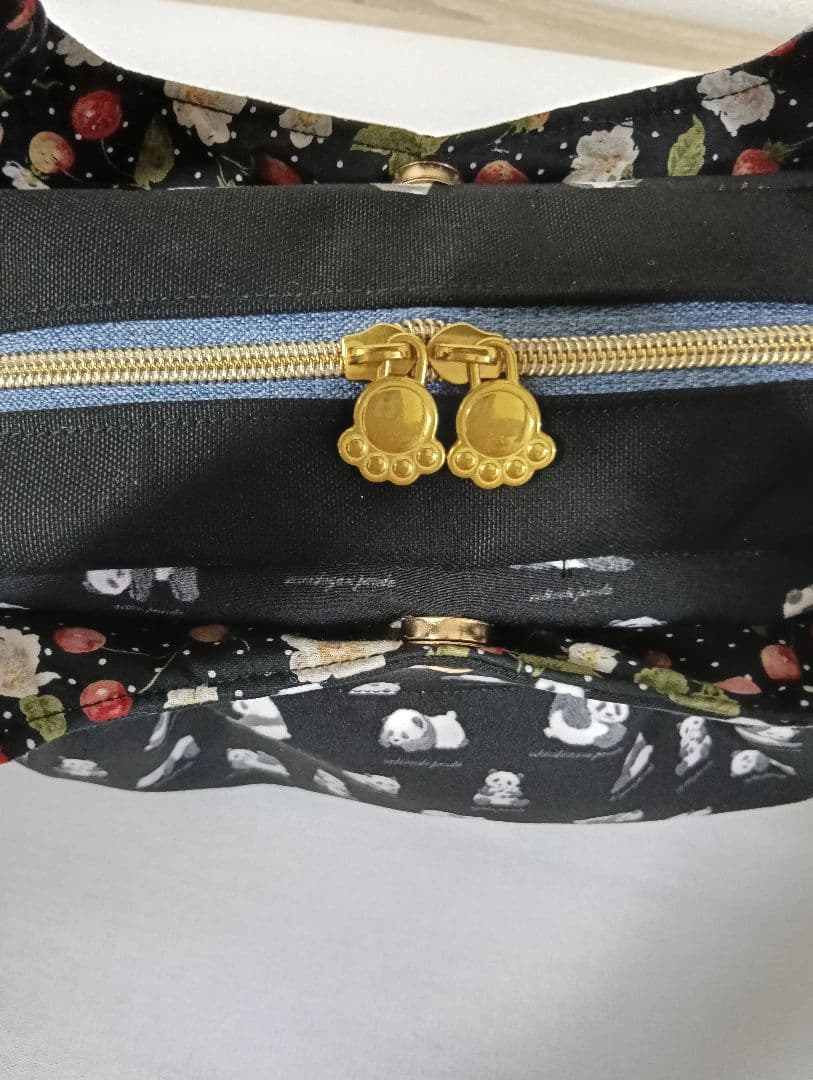 あおりころりんボストンバッグ 2点 パンダ図鑑 ホビールーム