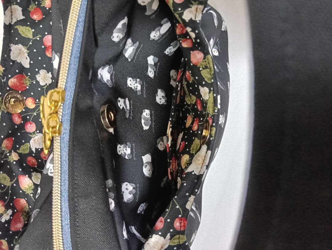 あおりころりんボストンバッグ 2点 パンダ図鑑 ホビールーム