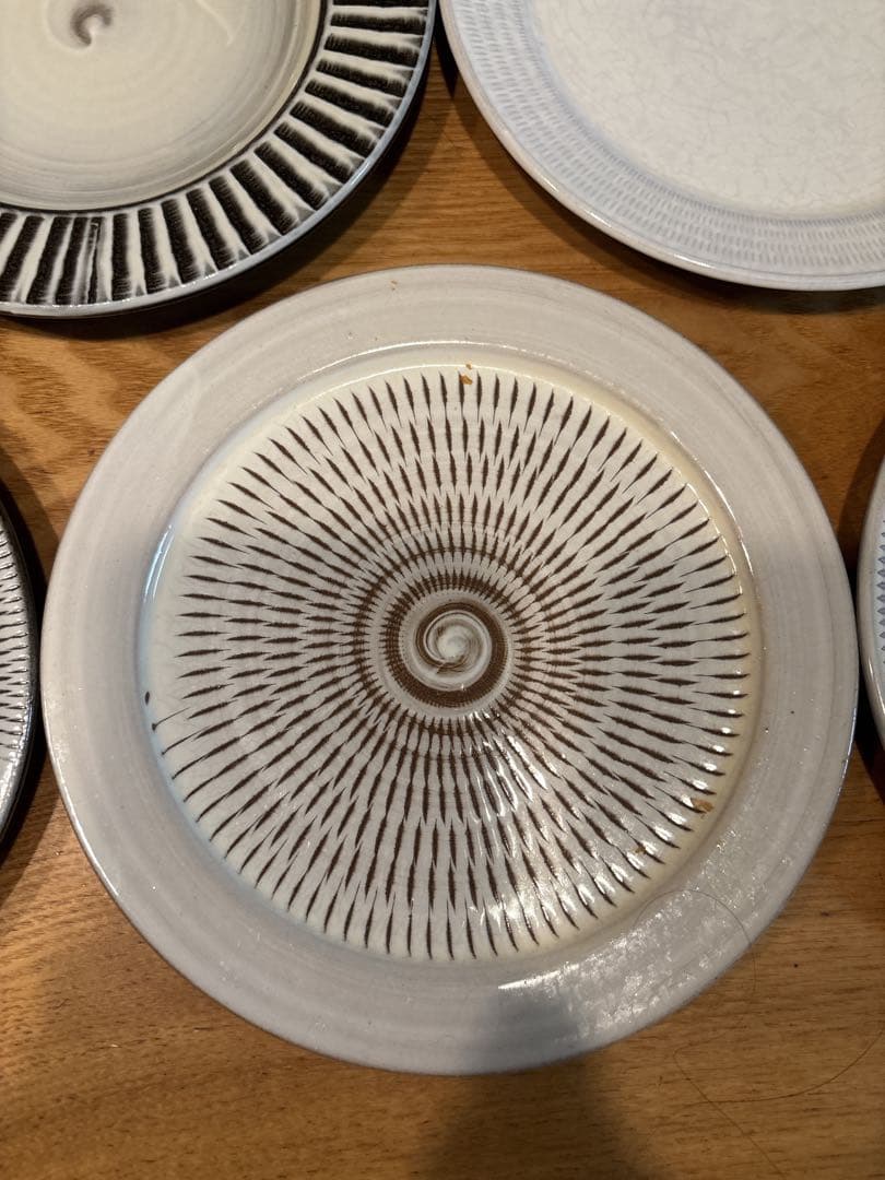 小石原ポタリー　パン皿M 5枚セット