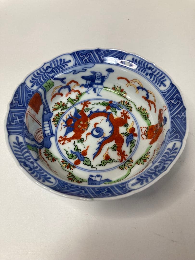 大聖寺伊万里焼　万歴赤絵　向付　10枚