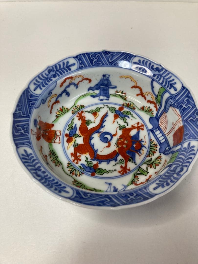 大聖寺伊万里焼　万歴赤絵　向付　10枚