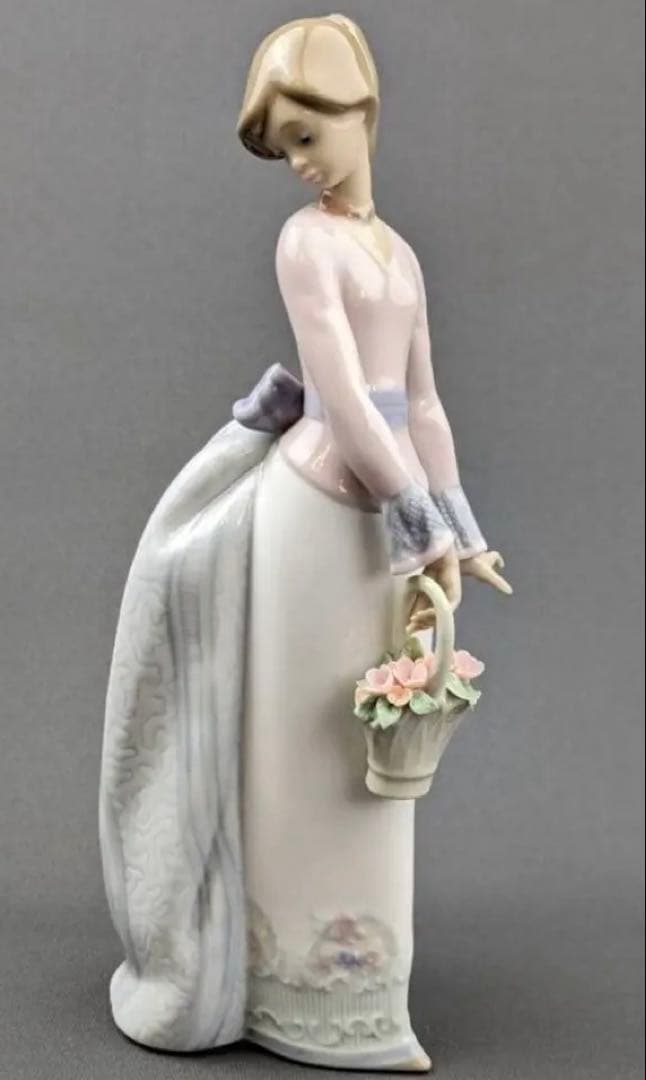 【会員限定品】リヤドロ　1994年　BASKET OF LOVE