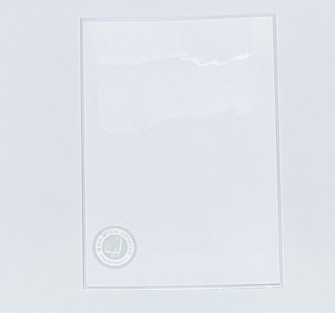 松田里奈 サンタ 直筆 生写真 ウエハース ポストカード