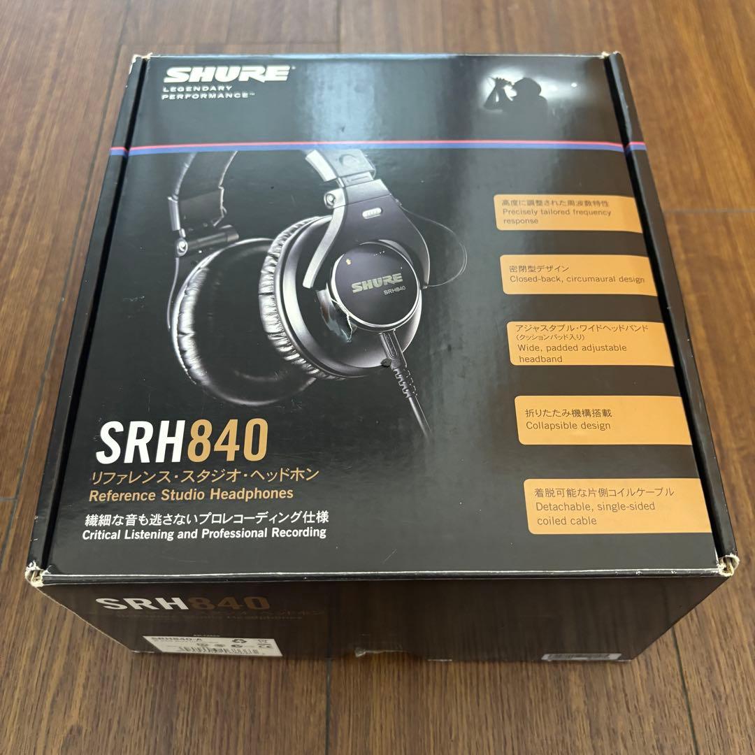 SHURE SRH840 モニターヘッドホン