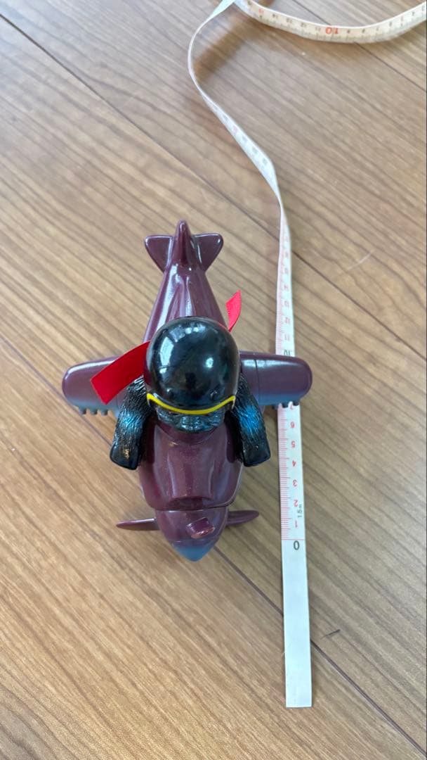 猿 飛行機 フィギュア ヘルメット付き