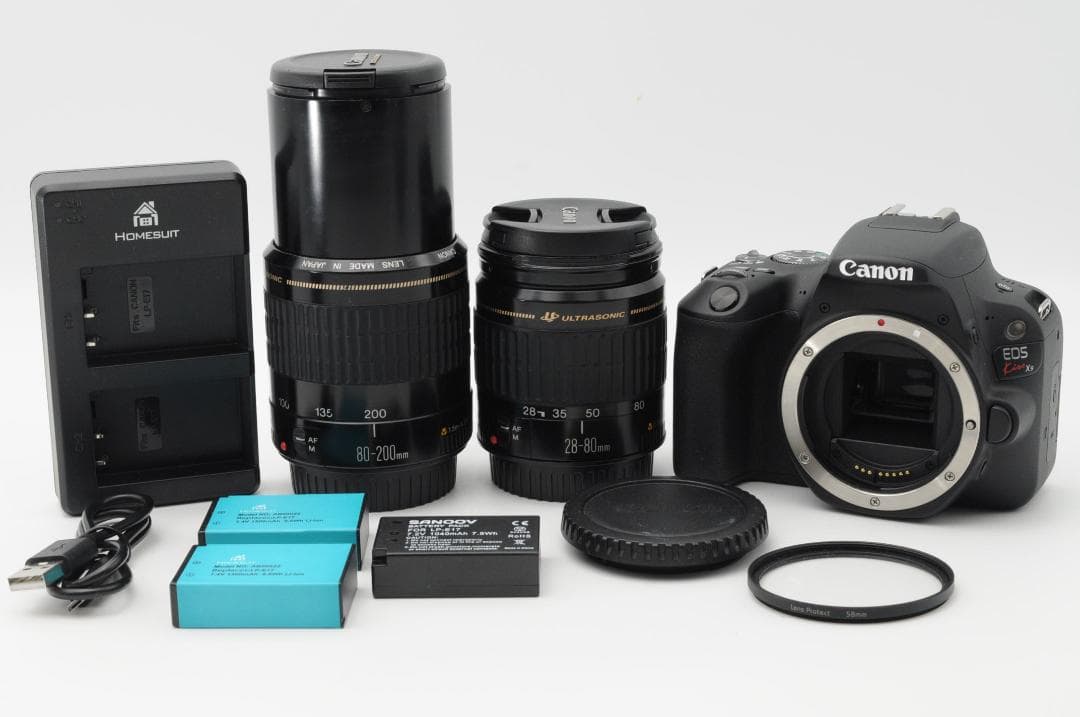 ★ほぼ新品④★新生活応援★ Canon EOS Kiss x9 ダブルレンズ