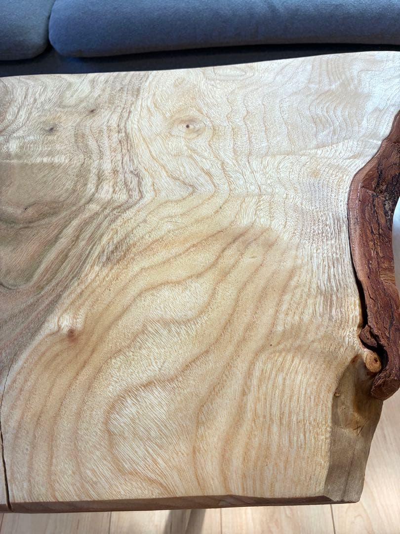 【現品限り】国産楠（くすのき） 無垢一枚板サイドテーブル