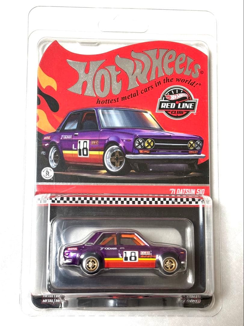 専用　RLC限定 ホットウィール '71 ダットサン 510 ミニカー