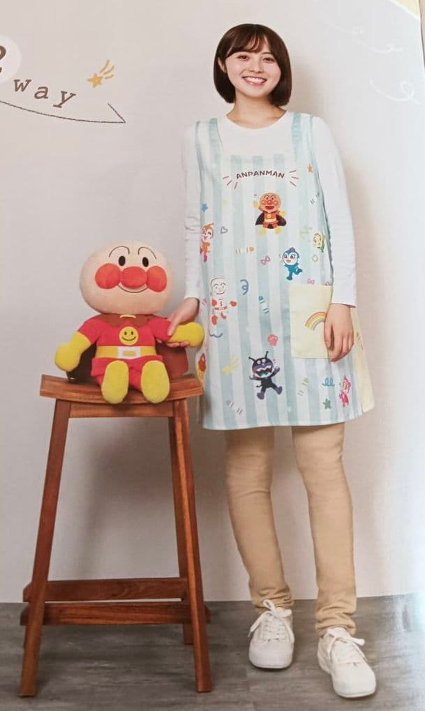 新品未使用☆アンパンマン 保育士エプロン＆靴下セット アンパンマンエプロン