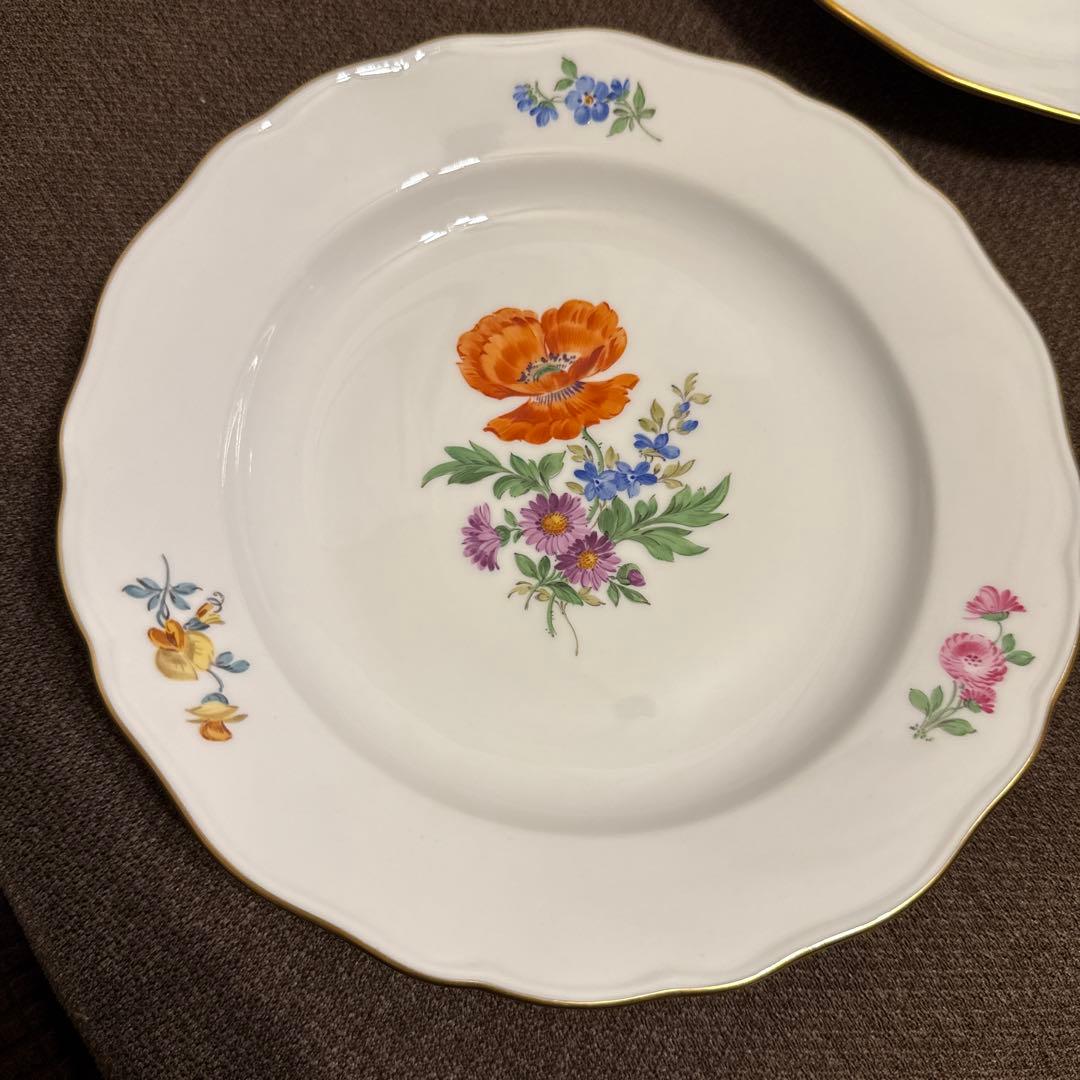 Meissen マイセン 約20㎝プレート 2枚セット