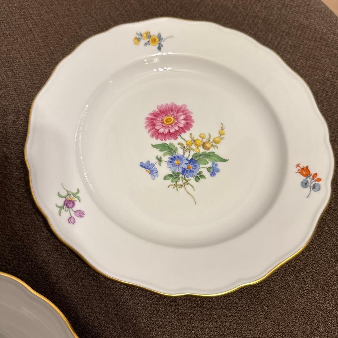 Meissen マイセン 約20㎝プレート 2枚セット