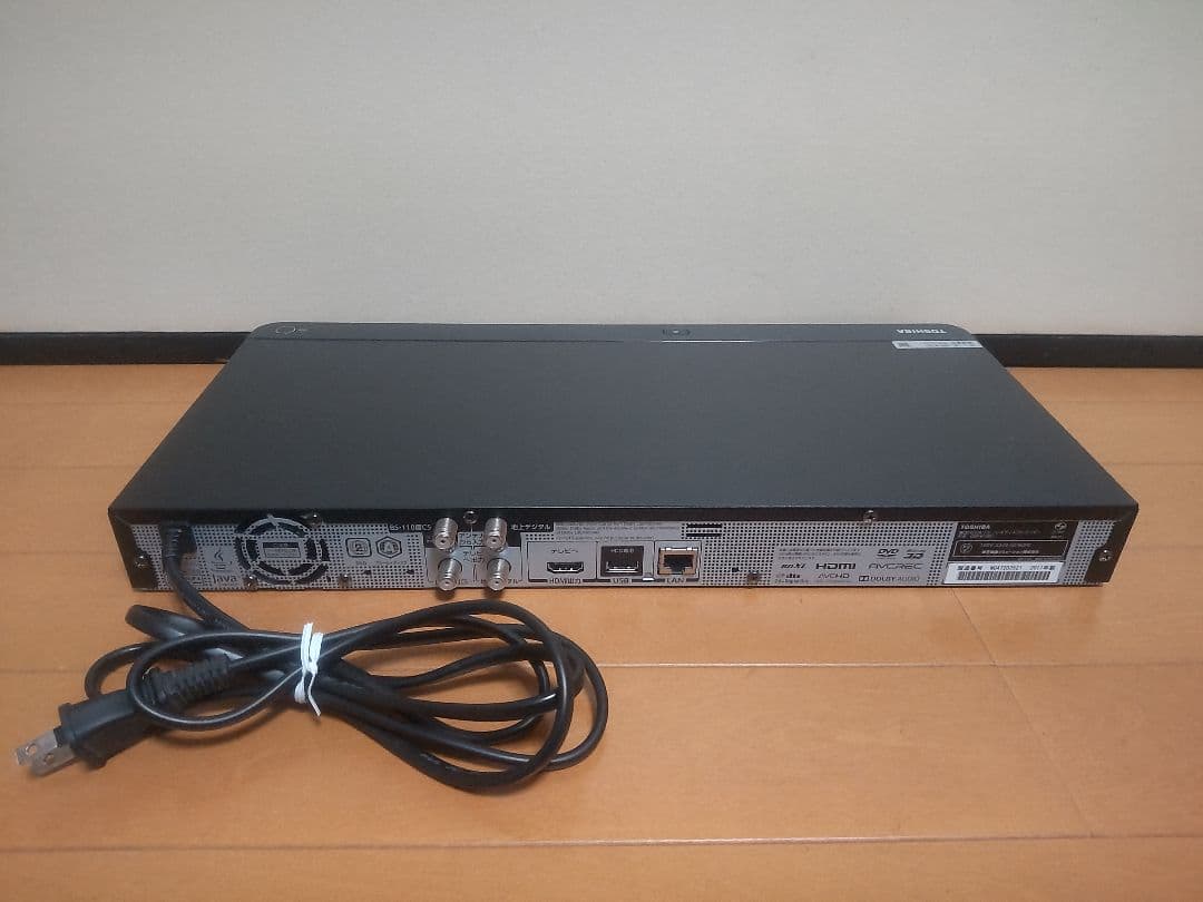 東芝　REGZA　DBR―W1007 1TB→3TB プチメンテ済み