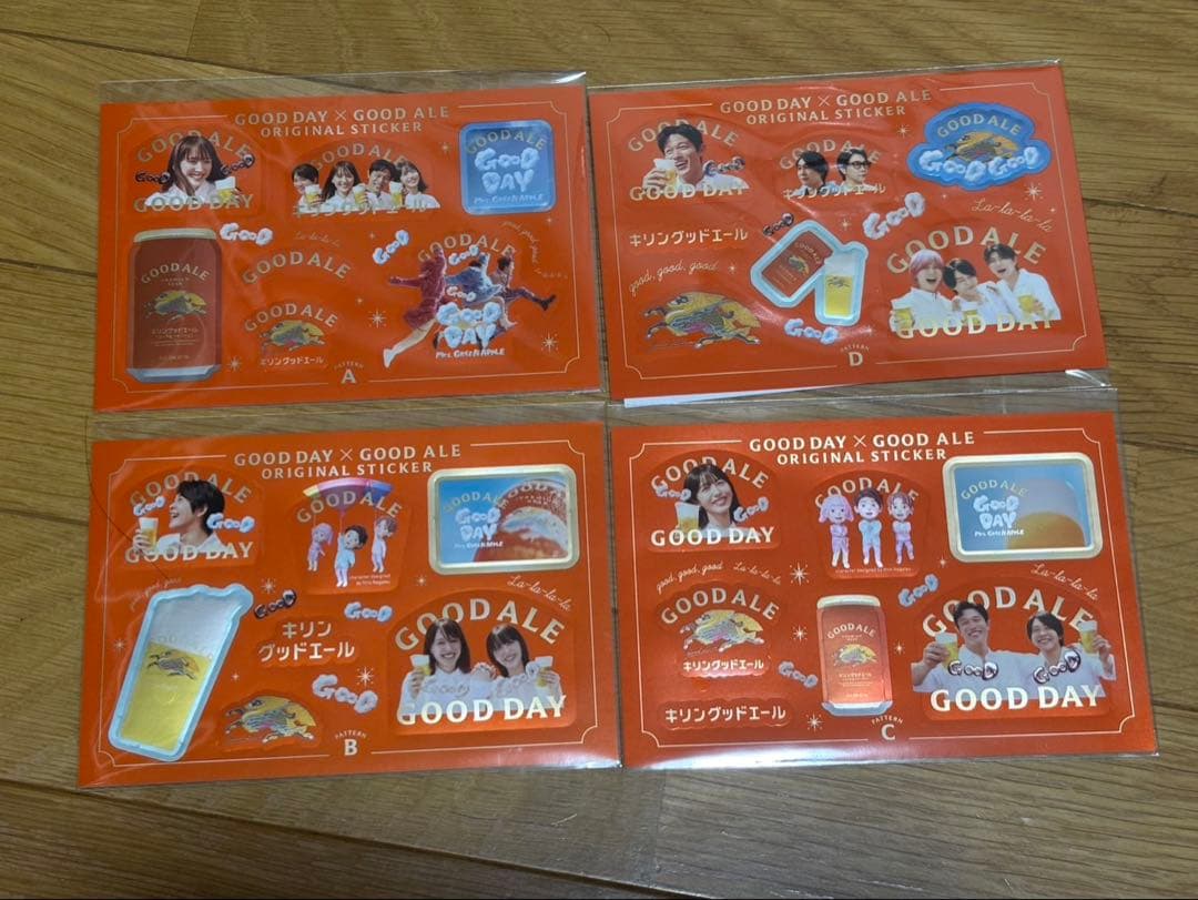 ☆【セット】GOOD DAY × GOOD ALE オリジナルステッカー