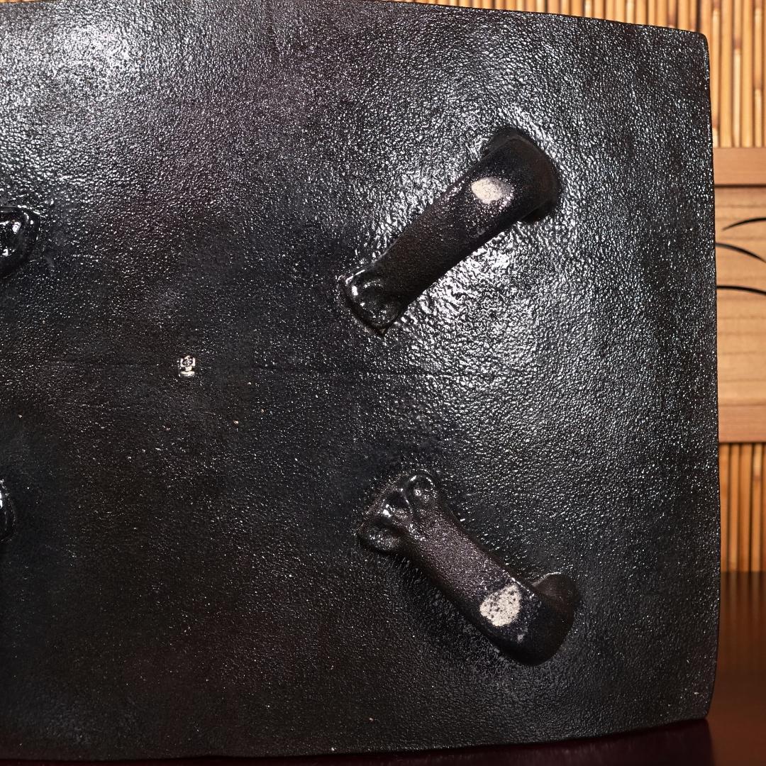 近藤豊（父:人間国宝 近藤悠三）晩年期の代名詞作 粉華俎皿 幅40cm 共箱