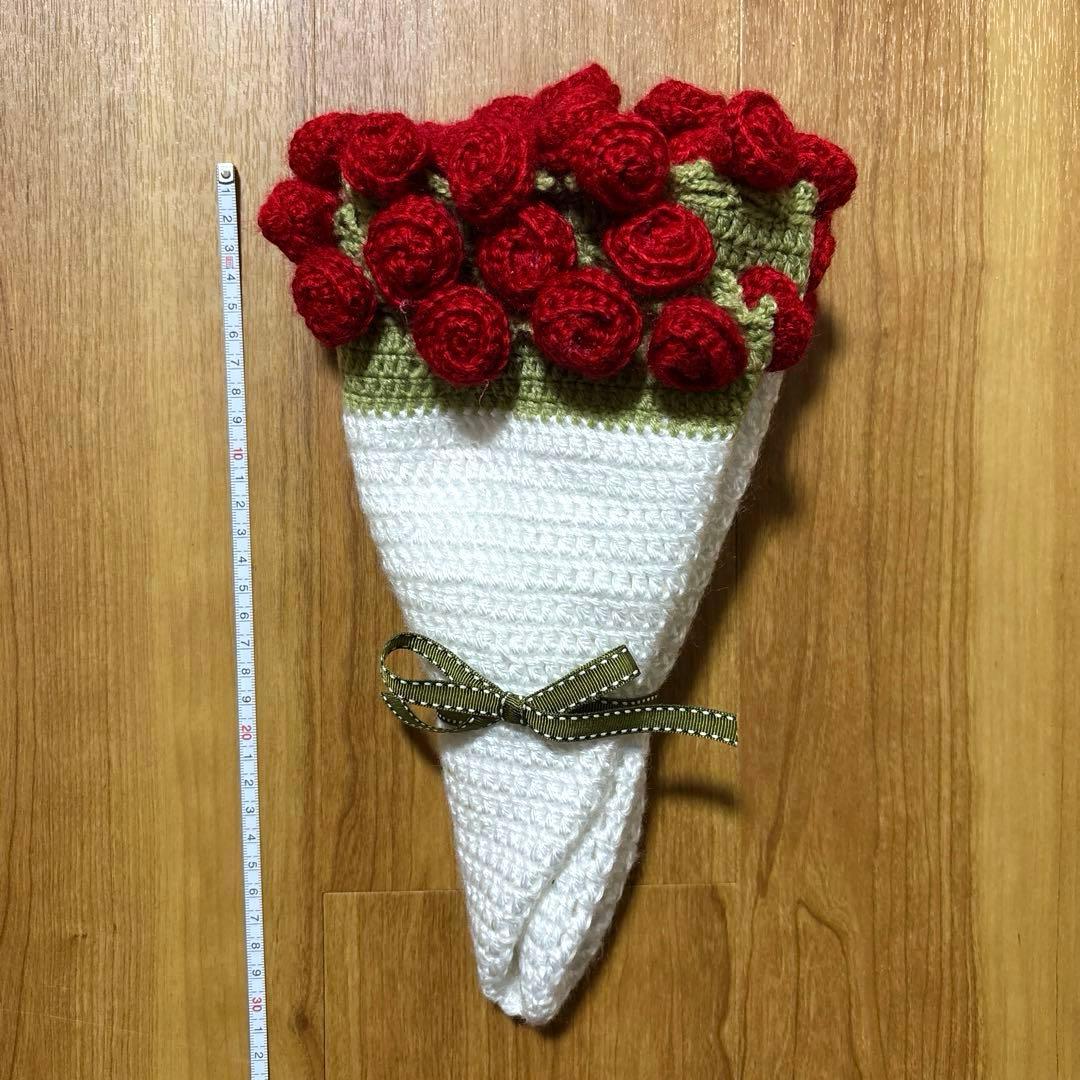 【即購入可】花束ブランケット マルチカバー ランチョンマット かぎ編み ギフト