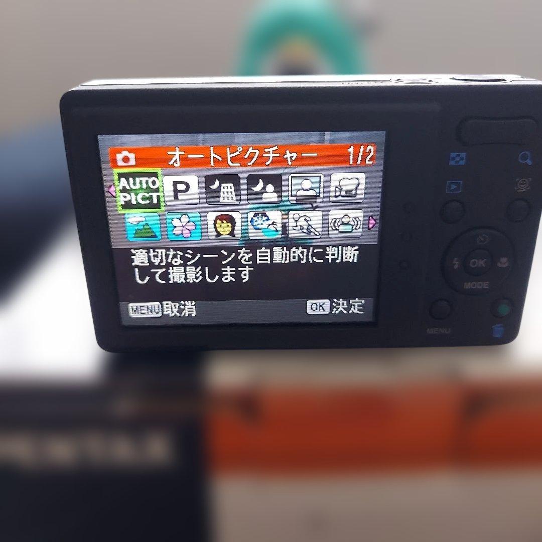 【美品】PENTAX Optio H90 ホワイト シルバーブラック