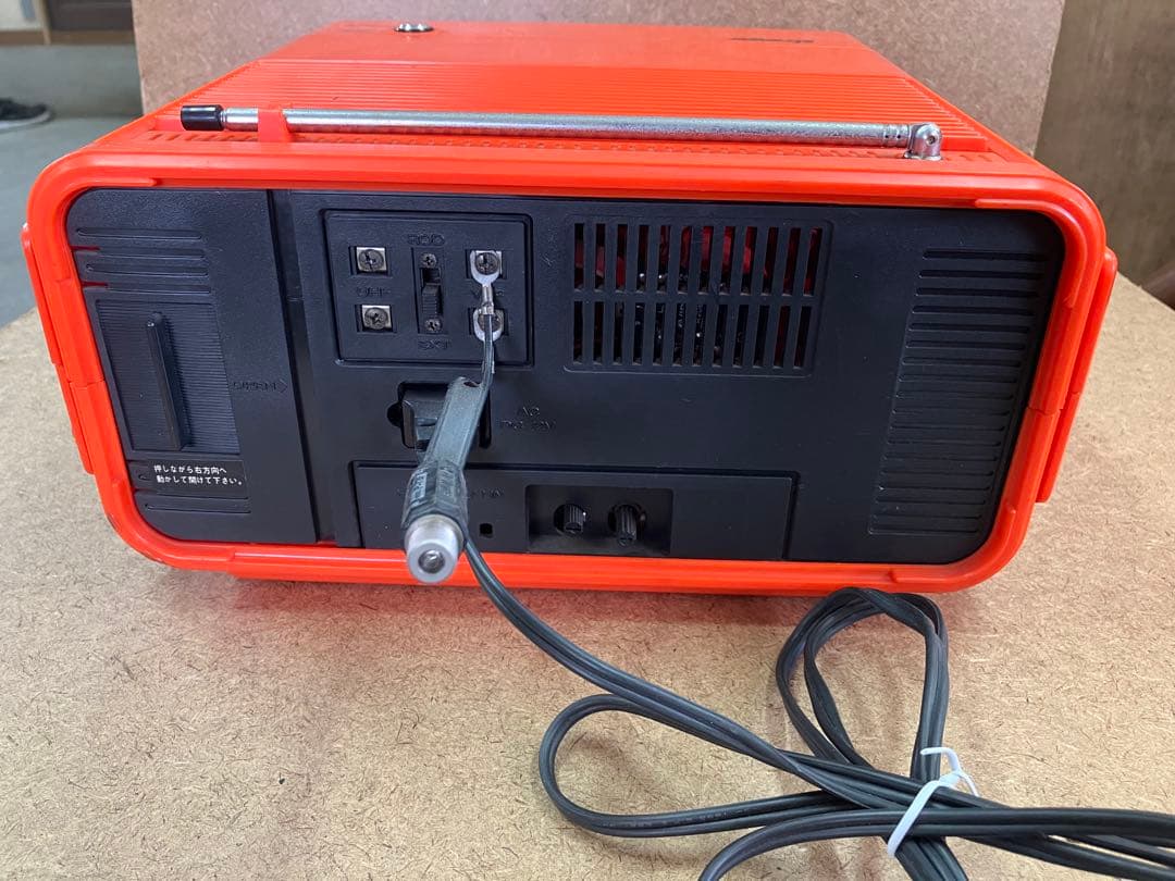 SANYO Stranger T-520B オレンジブラウン管テレビ