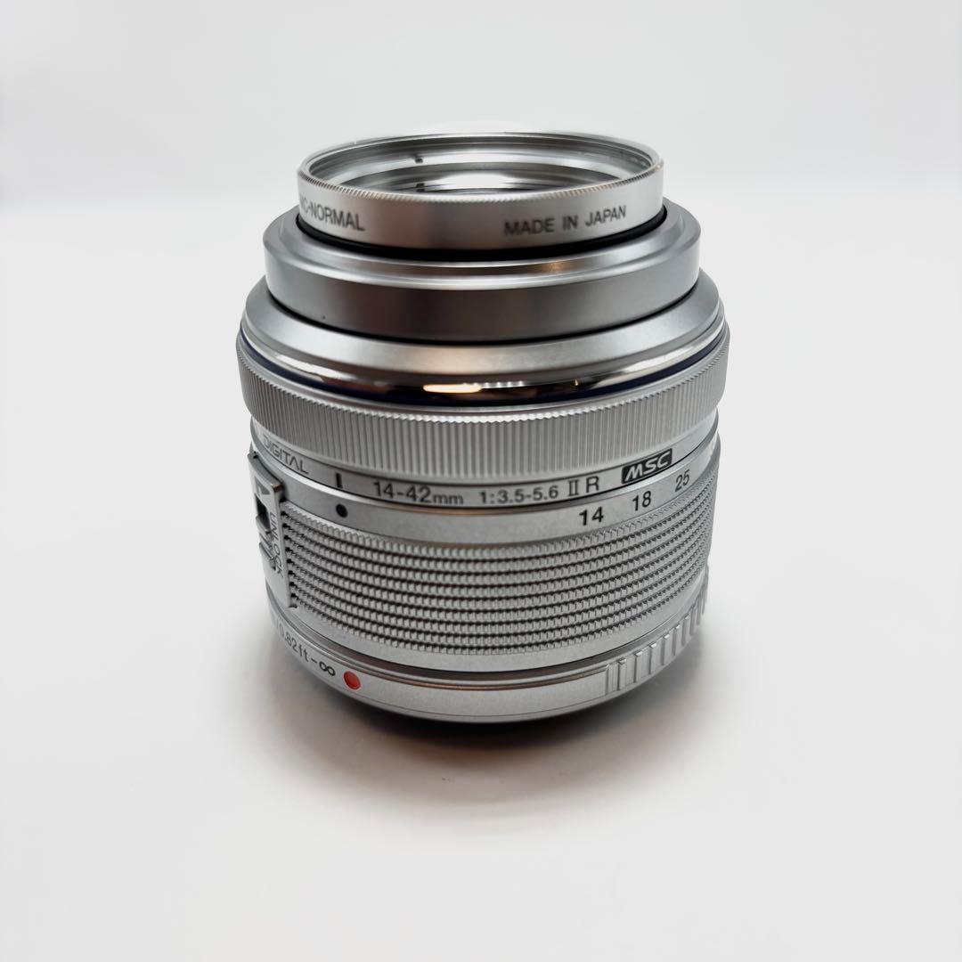 【美品】OLYMPUS E-PM2 シルバー レンズキット ミラーレス一眼カメラ