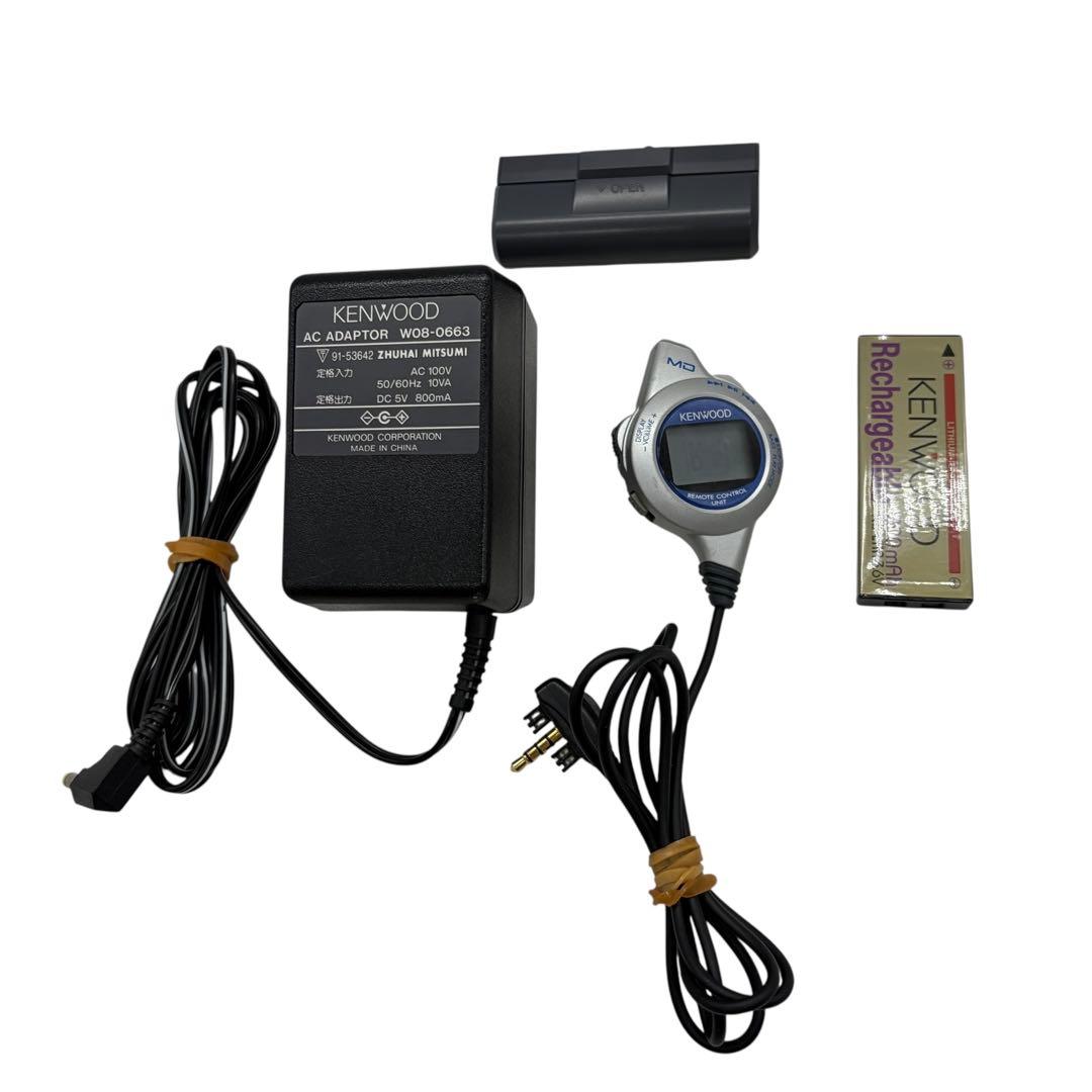 【通電確認のみ・現状品】DMC-K9R MDウォークマン 付属品あり