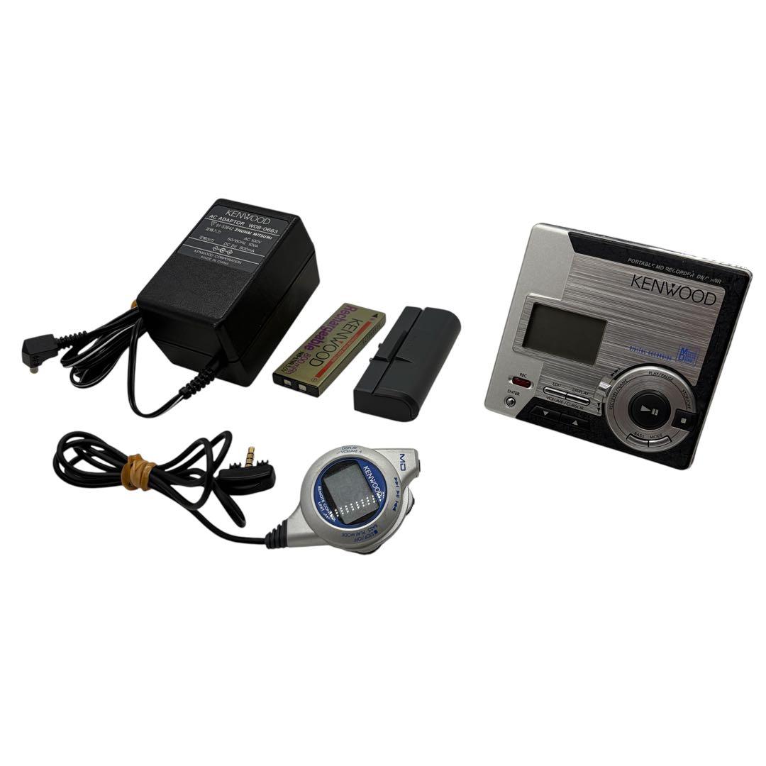 【通電確認のみ・現状品】DMC-K9R MDウォークマン 付属品あり