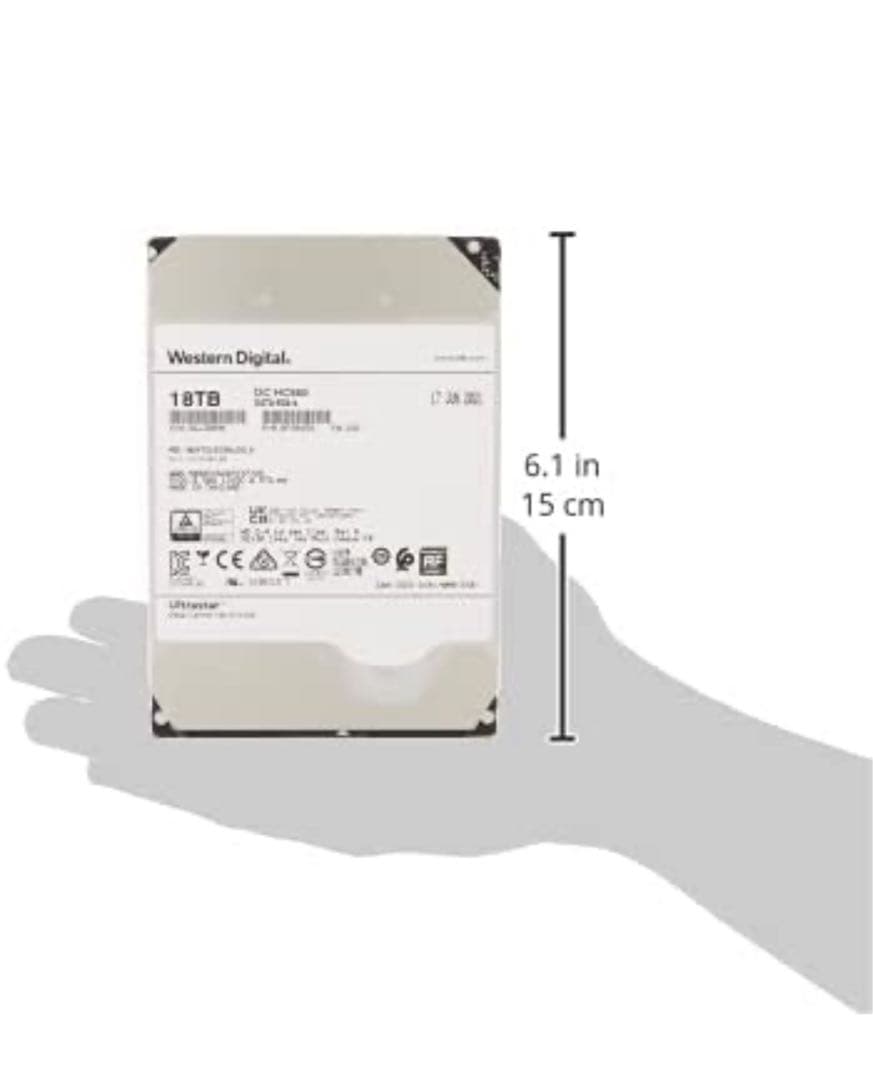 Western Digital 0F38459 DC HC550 容量18TB