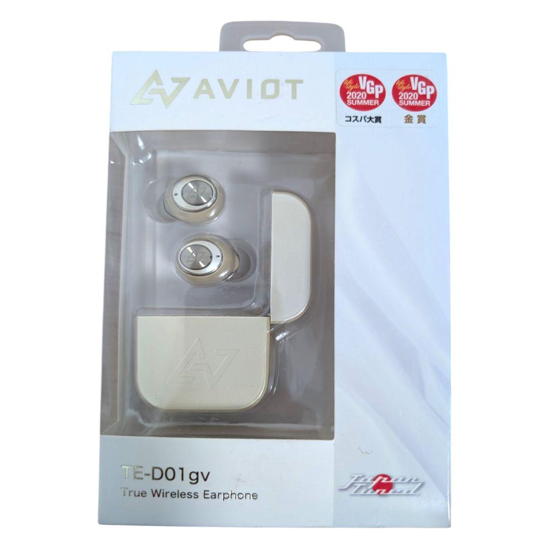 【2個セット】AVIOT ワイヤレスイヤホン　TE-D01gv-IV lvory