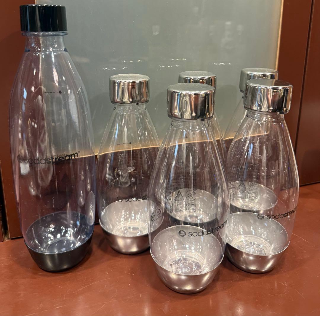 【本体+ボトル計6／ガス無】ソーダストリーム ART ブラック レバー式