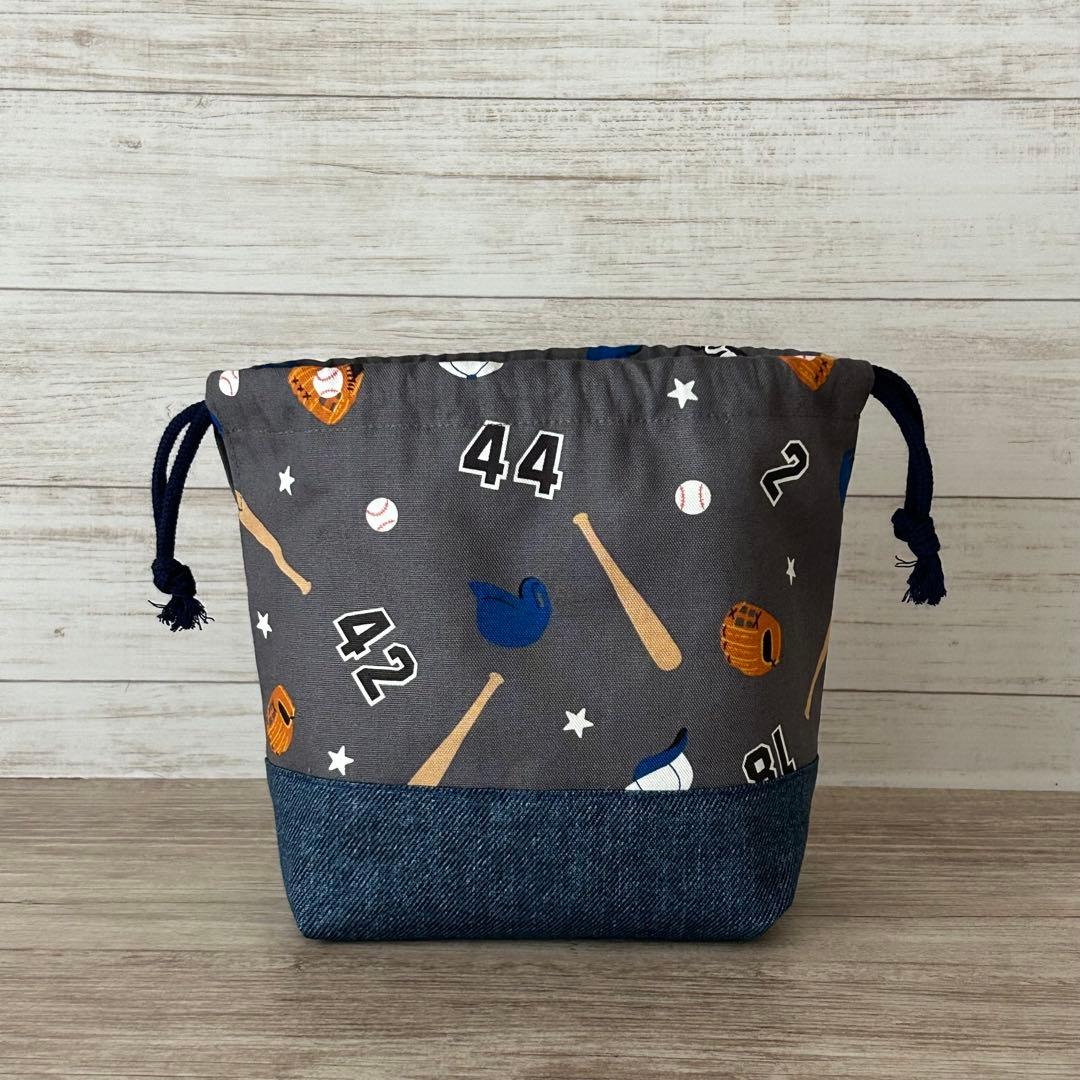 むう様　野球柄5点セット　体育館シューズ袋