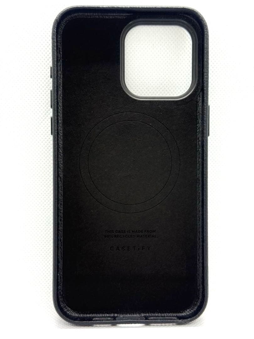 CASETiFY iPhone15proMAX レザーケース　MagSafe