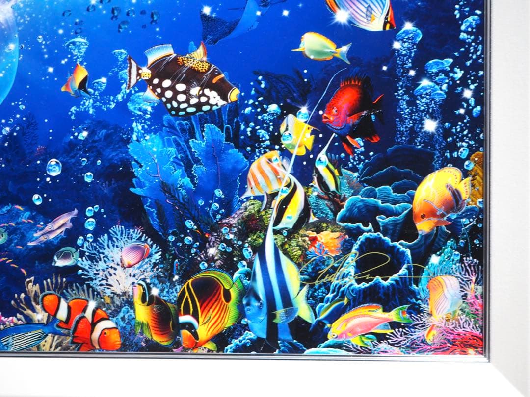 い*ん様 真作■クリスチャンラッセン 最高傑作 版画 ドリームタイム L■絵画