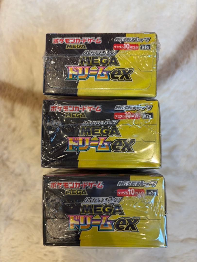 ポケモンカードゲーム　MEGAドリームex シュリンク付きBOX