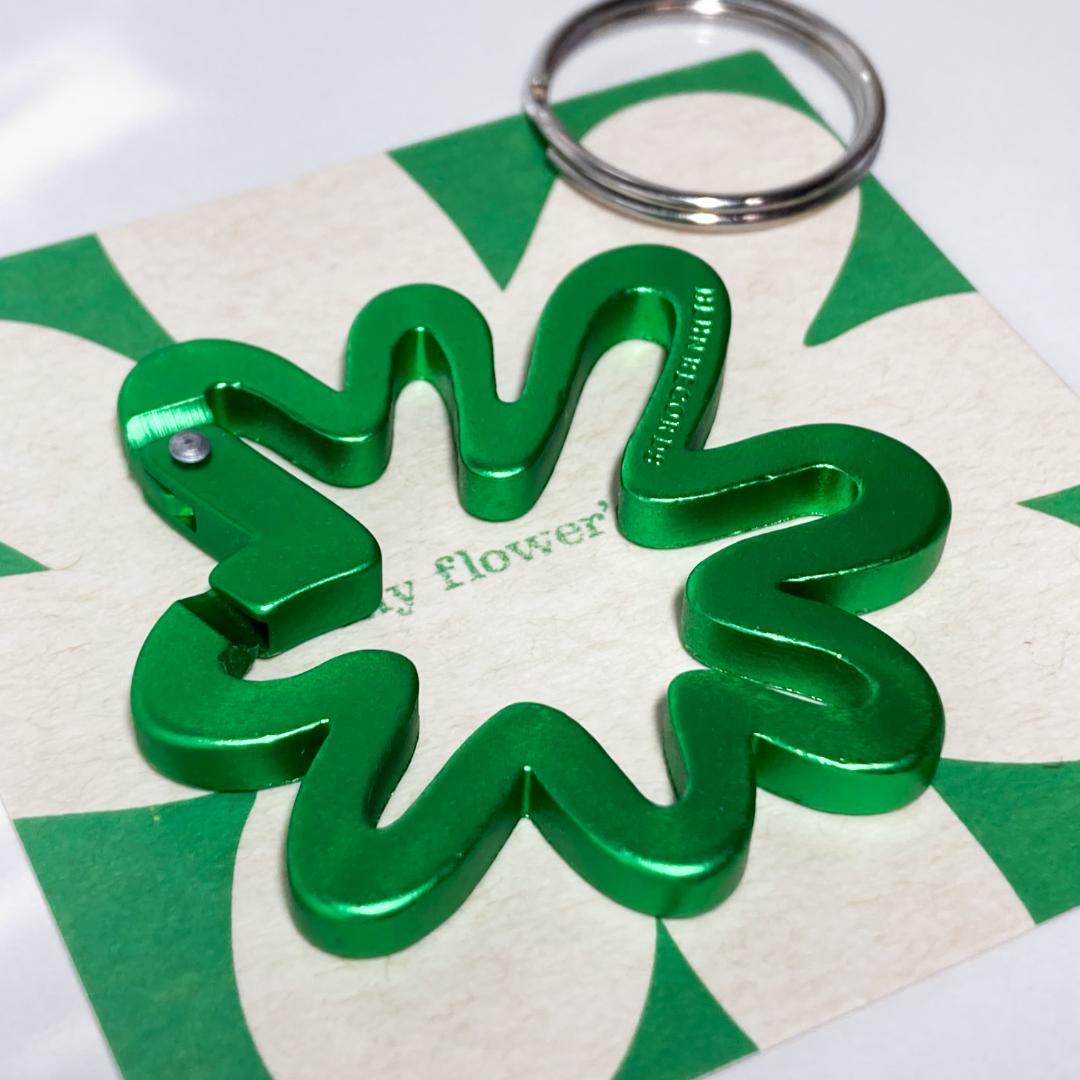 藤井風 花 カラビナ 緑 グリーン