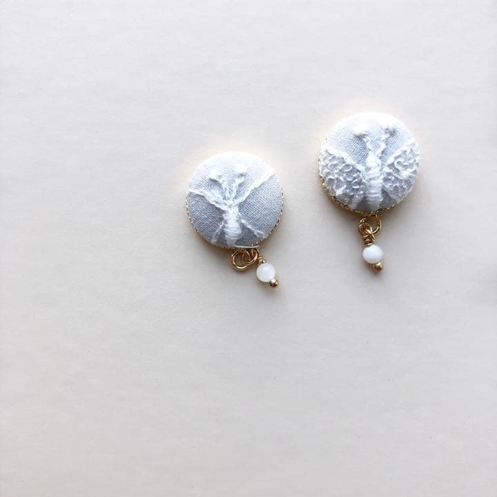 71.ミナペルホネン【choucho】イヤリング⚘ピアス