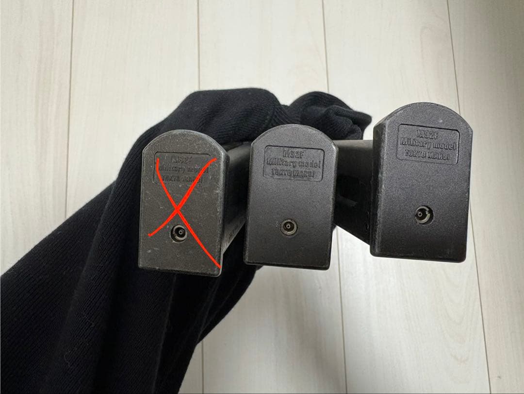 【動作良好／難あり】東京マルイ M9A1 ガスブロ マガジン2本付