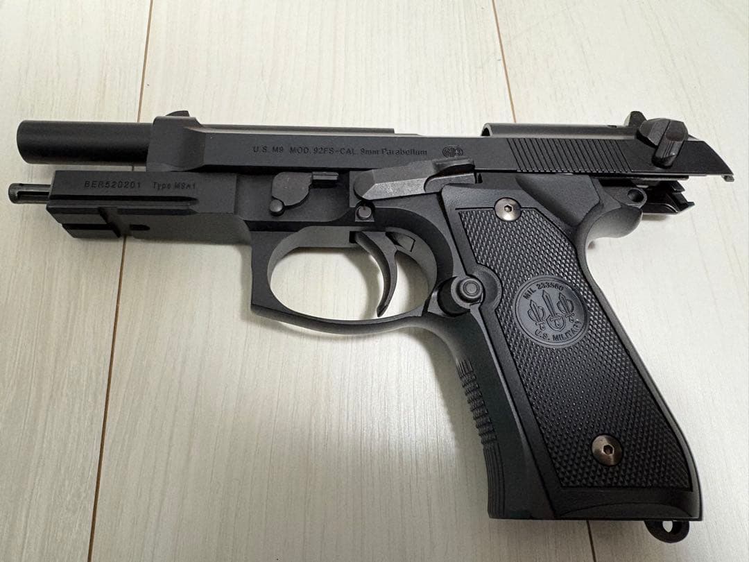 【動作良好／難あり】東京マルイ M9A1 ガスブロ マガジン2本付