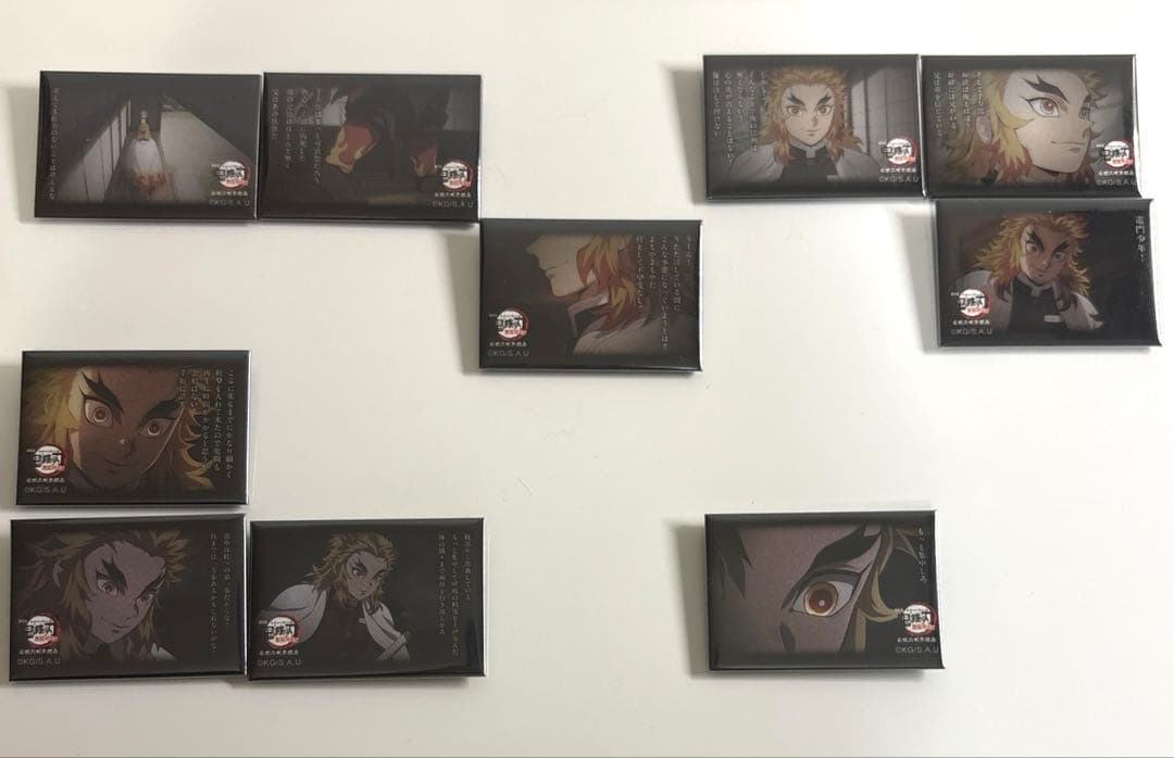 煉獄杏寿郎 鬼滅の刃 無限列車編 119の台詞 缶バッジ C