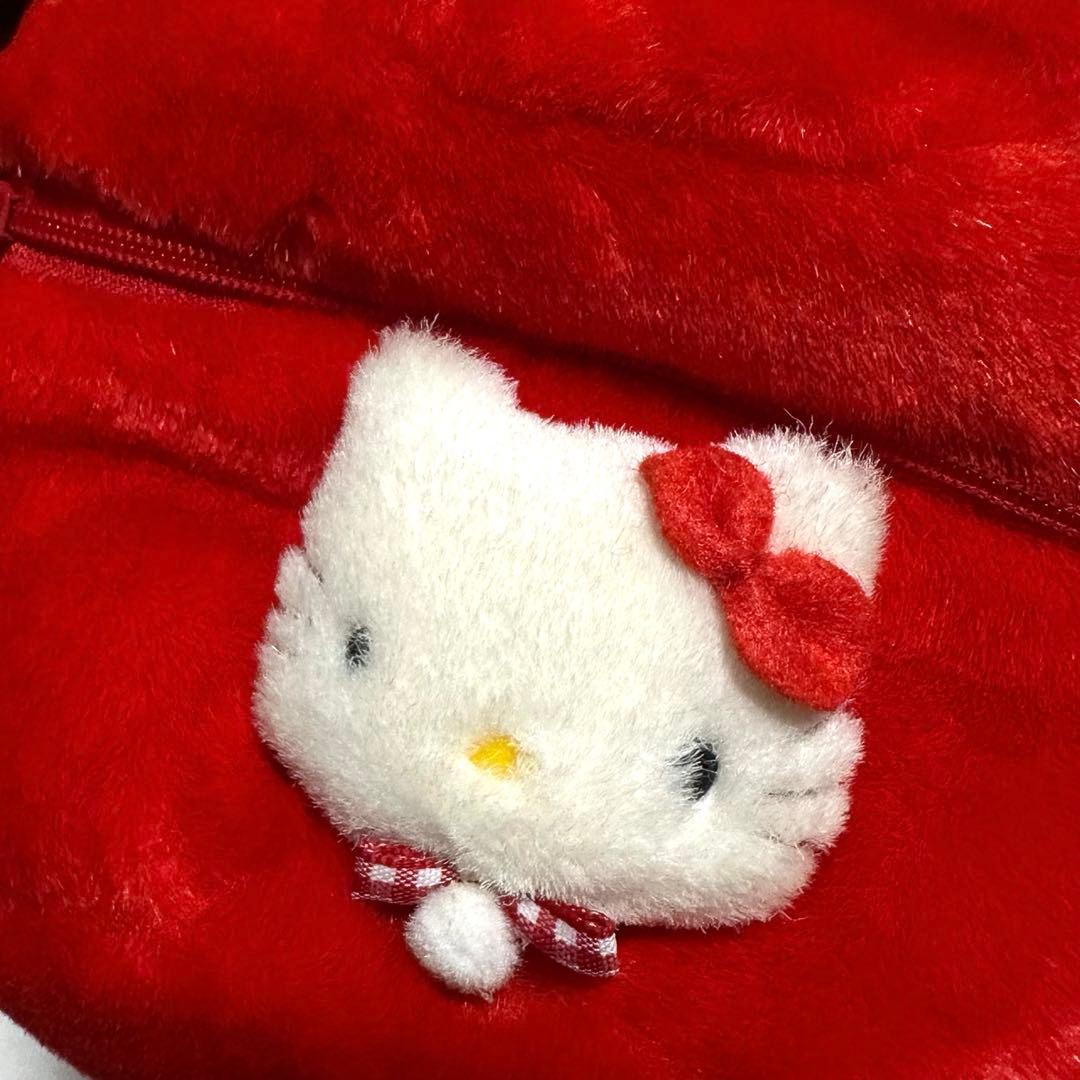 ハローキティ　平成レトロ　ボアバニティポーチ　エナメルファーバッグ　まとめ売り