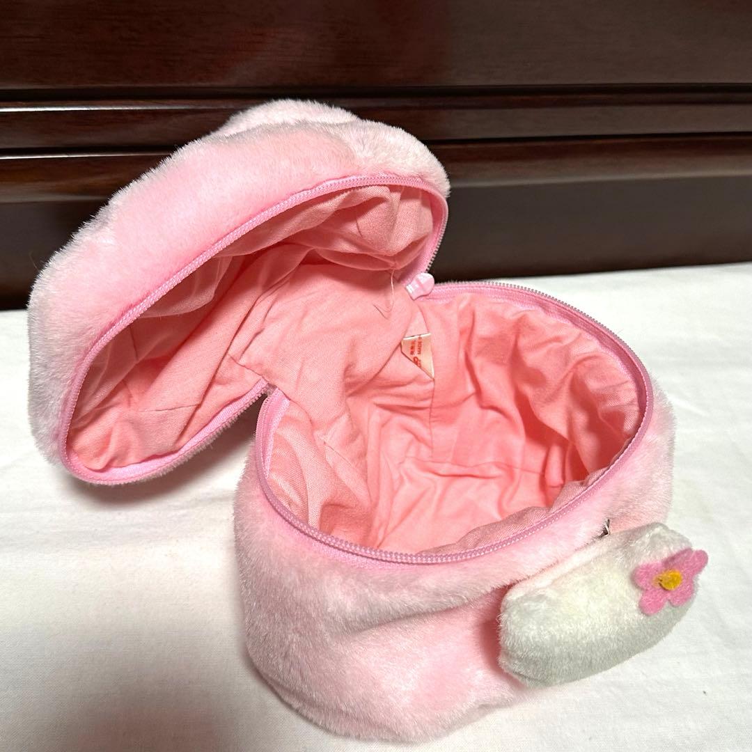 ハローキティ　平成レトロ　ボアバニティポーチ　エナメルファーバッグ　まとめ売り