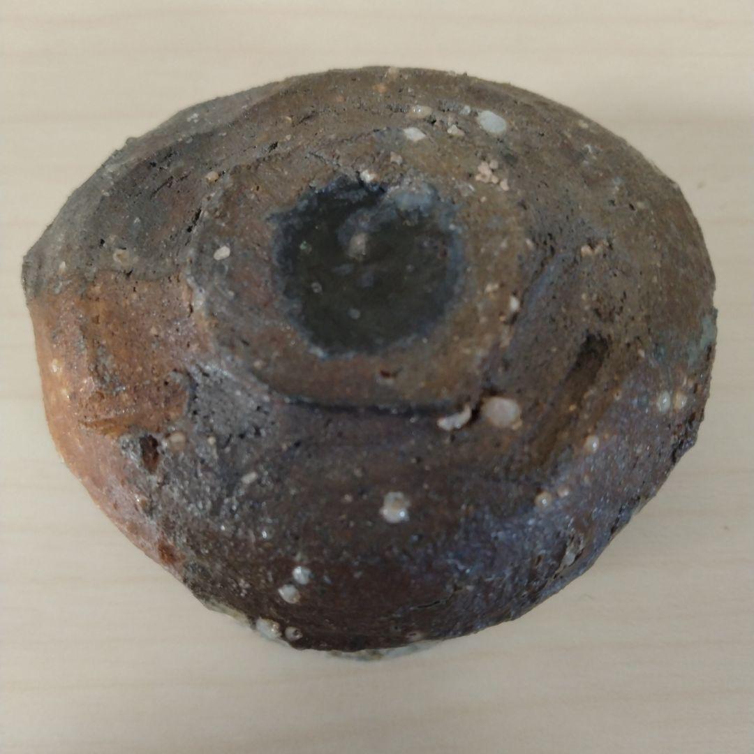 辻村史朗　伊賀ぐい呑　未使用　箱付　古色