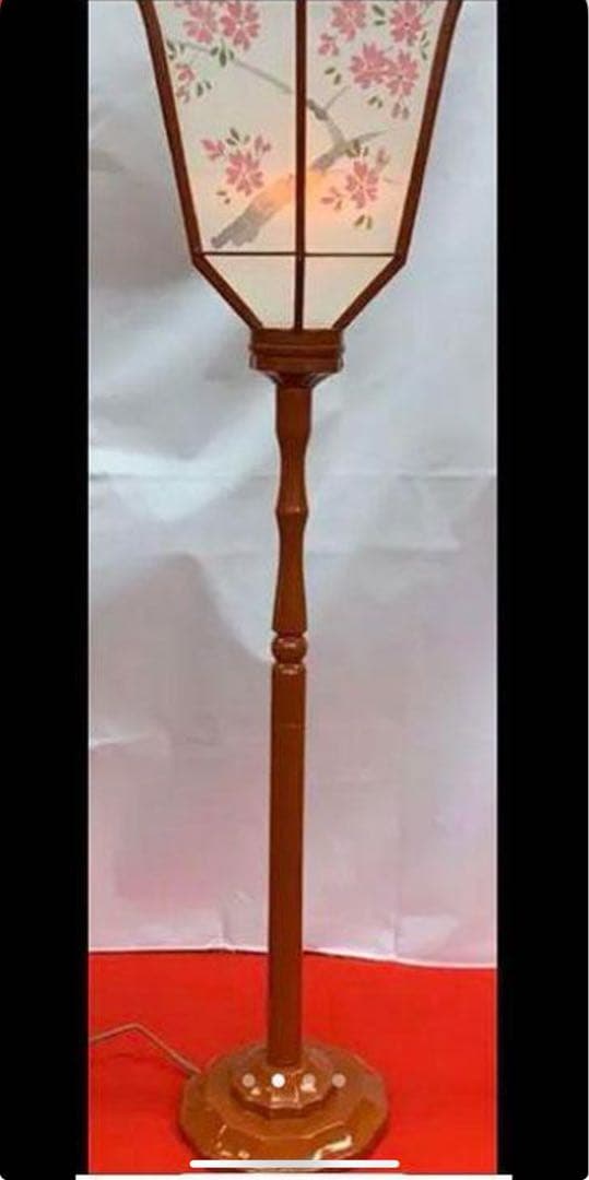 六角型 一本足 インテリア雪洞