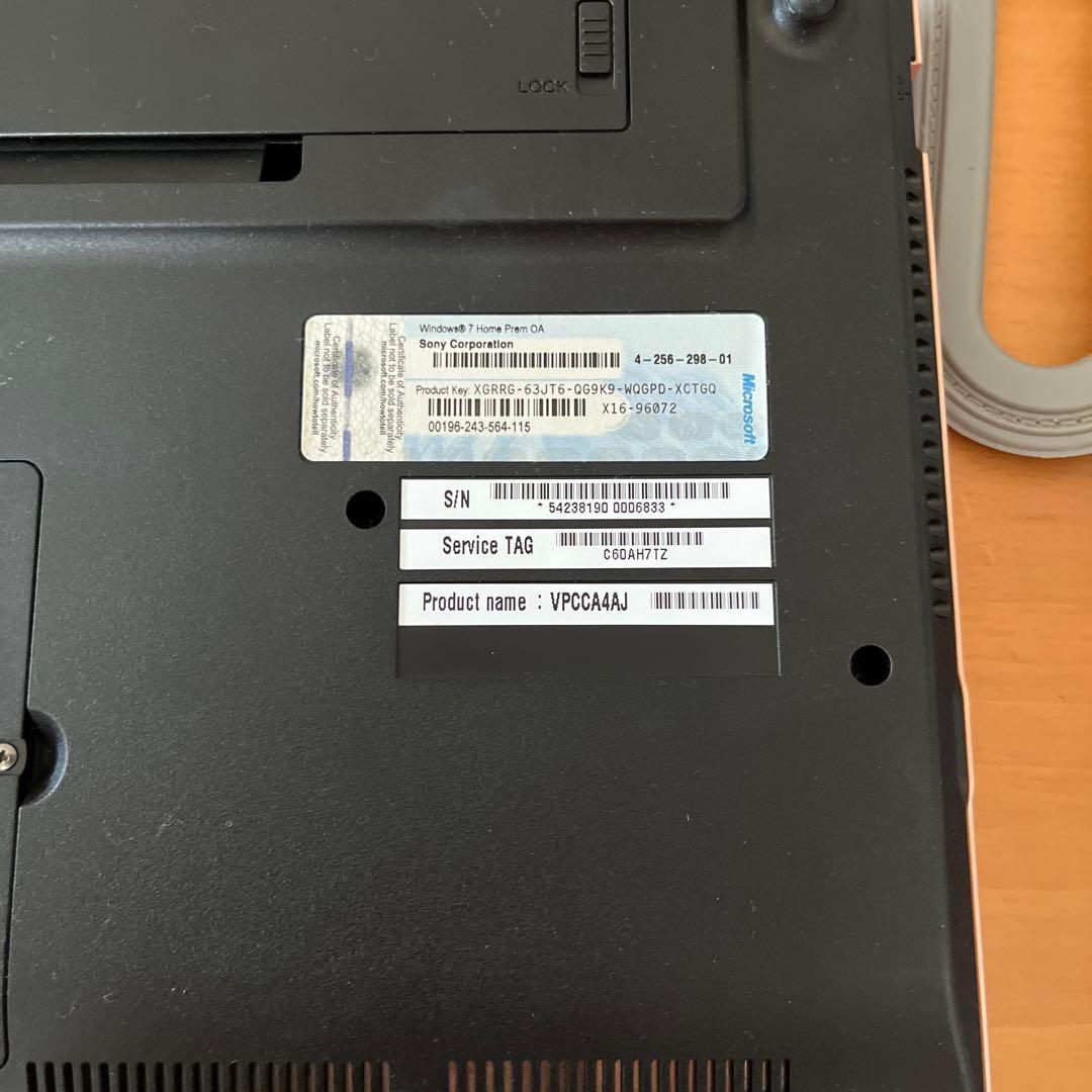 Sony ノートPC PCG-61813N ピンク、PCケース付き